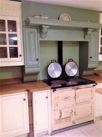 Country Style Kitchen with an Aga.